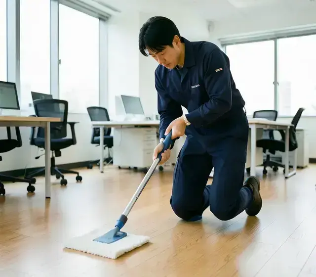 清掃されたオフィス